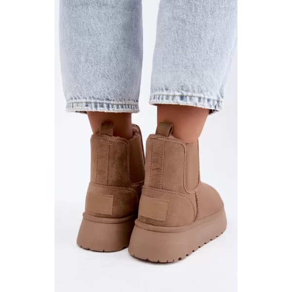  Ženski snežaki BIG STAR SHOES UU274173 BEŽ 