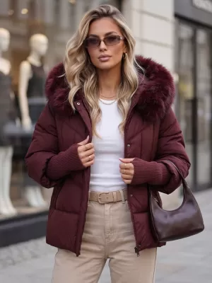 Ženska jakna DSTREET TY5742 BORDO