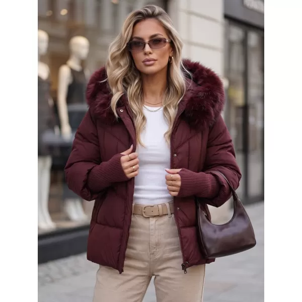  Ženska jakna DSTREET TY5742 BORDO 