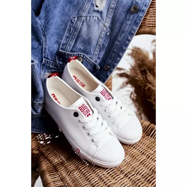  Ženske superge BIG STAR SHOES GG274005 BELA/RDEČA 