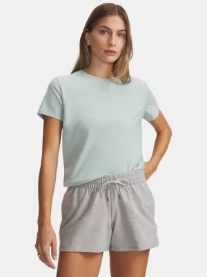 Ženska majica s kratkimi rokavi UNDER ARMOUR RIVAL CORE SS 1383648-477 MODRA