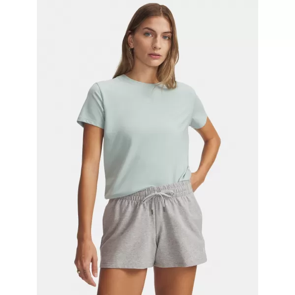  Ženska majica s kratkimi rokavi UNDER ARMOUR RIVAL CORE SS 1383648-477 MODRA 