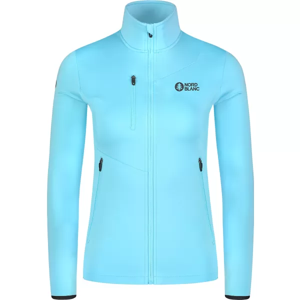  Ženski powerfleece pulover NORDBLANC CRISP NBSFL8338 SVETLO MODRA 