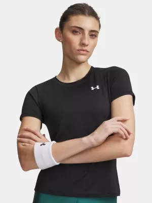 Ženska majica s kratkimi rokavi UNDER ARMOUR TECH MESH SS 6009990-001 ČRNA