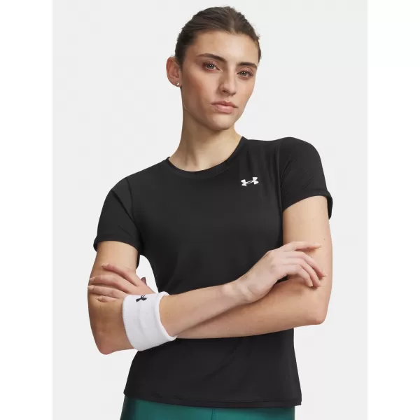  Ženska majica s kratkimi rokavi UNDER ARMOUR TECH MESH SS 6009990-001 ČRNA 
