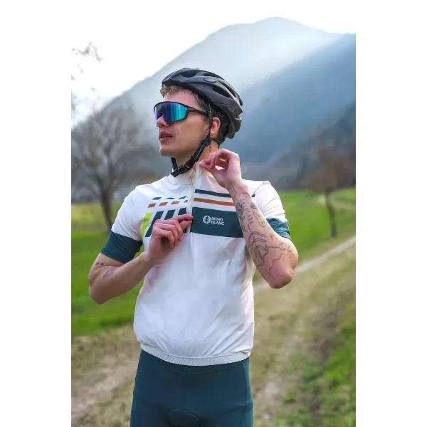  Moški kolesarski dres NORDBLANC STEER NBSMF8080 BEŽ 