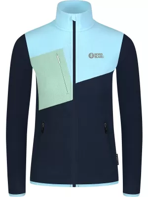 Lahek ženski pulover iz flisa NORDBLANC BEECH NBSFL8375 MODRA
