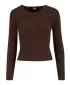 Ženska majica s kratkimi rokavi URBAN CLASSICS TB7786 TOPLA/RJAVA