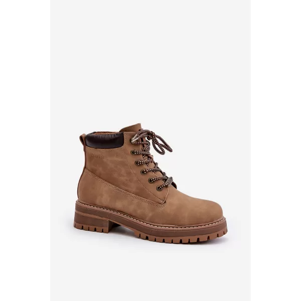  Ženski škornji BIG STAR SHOES OO274A289 RJAVA/BEŽ 
