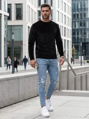 Moški pulover DSTREET BX5534 ČRNA