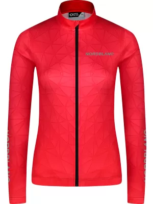 Ženski kolesarski dres NORDBLANC VELOFLOW NBSLF8105 RDEČA