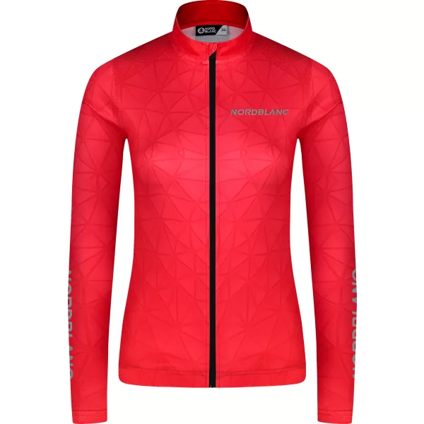  Ženski kolesarski dres NORDBLANC VELOFLOW NBSLF8105 RDEČA 