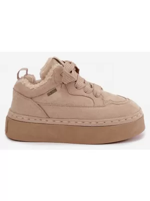 Ženski snežaki BIG STAR SHOES UU274187 BEŽ