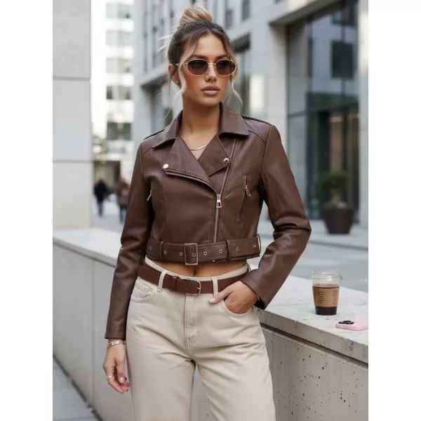  Ženska jakna DSTREET TY5672 RJAVA 