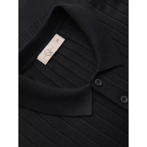  Moška polo majica OMBRE OM-POSS-0180 ČRNA 