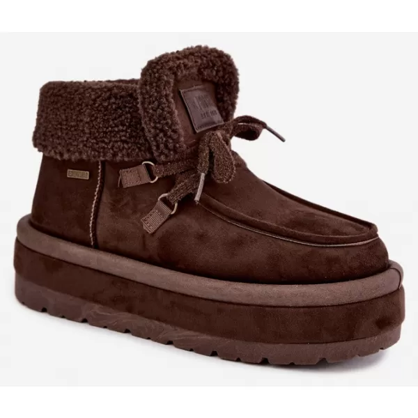  Ženski čevlji BIG STAR SHOES UU274214 RJAVE/BEŽ SENCE 