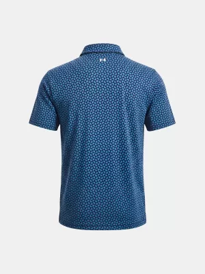 Moška majica s kratkimi rokavi UNDER ARMOUR UA T2G PRINTED POLO 6012304-413 MODRA