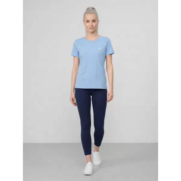  Ženska majica s kratkimi rokavi 4F WMM00TTSHF3308 DENIM 