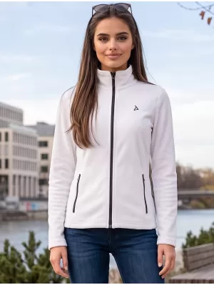Ženski pulover iz flisa ALTISPORT ALW002852 BELA
