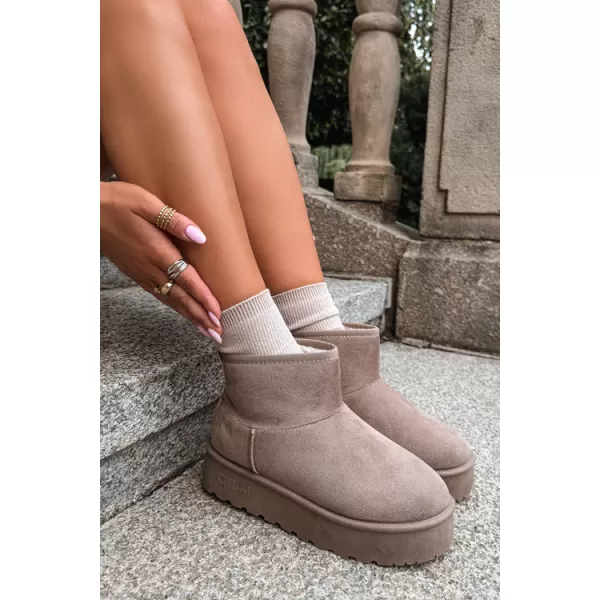  Ženski snežaki BIG STAR SHOES UU274224 BEŽ 