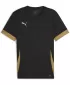 Moška športna majica PUMA TEAMGOAL MATCHDAY JERSEY 70574728 PUMA ČRNA/PUMA ZLATA/MAT ZLATA