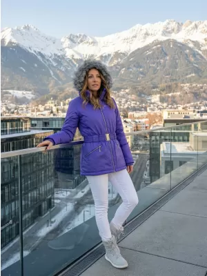 Ženska zimska jakna ALPINE PRO MEMKA VIJOLIČNA