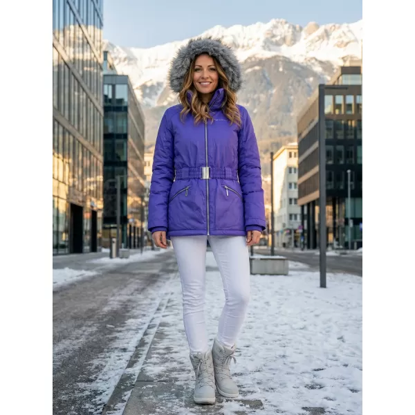  Ženska zimska jakna ALPINE PRO MEMKA VIJOLIČNA 