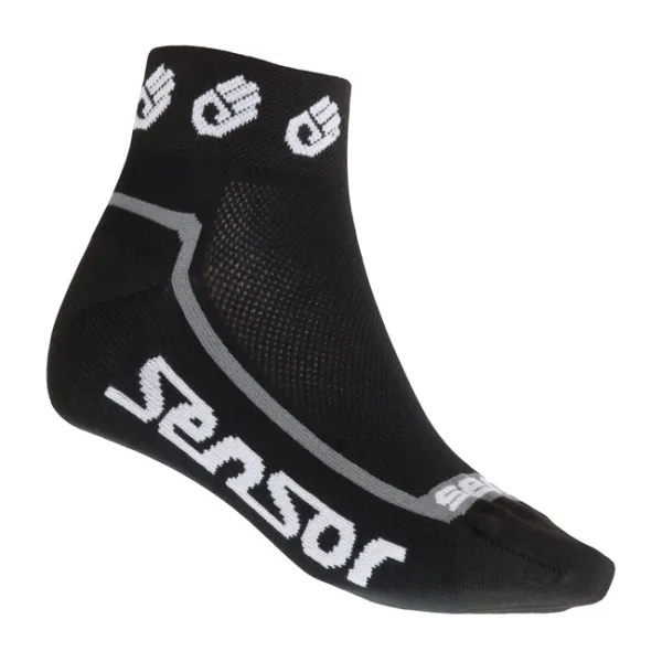  Kolesarske nogavice SENSOR RACE LITE SMALL HANDS ČRNA 