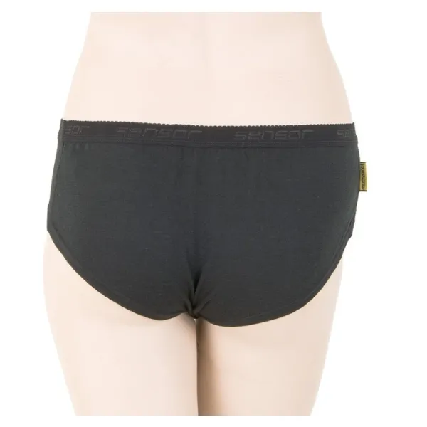  Žensko termo perilo SENSOR MERINO ACTIVE ČRNA 
