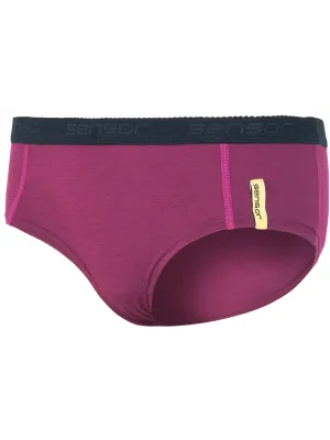 Žensko termo perilo SENSOR MERINO ACTIVE kalhotky LILA