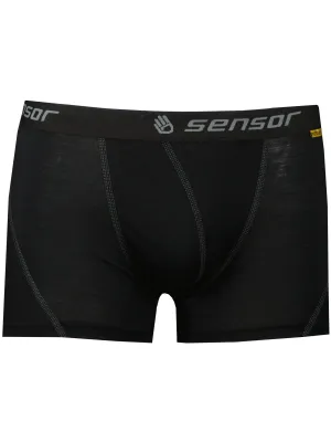 Moške boksarice SENSOR MERINO ACTIVE ČRNA