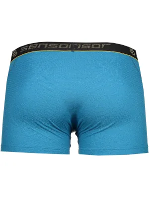 Moške boksarice SENSOR Double Face Merino Wool MODRA