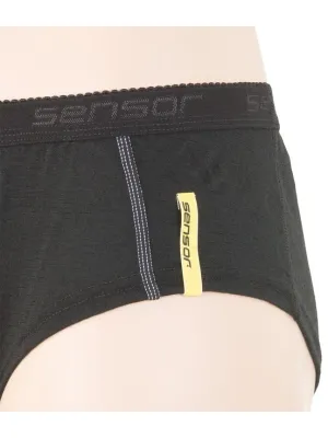 Žensko termo perilo SENSOR MERINO ACTIVE ČRNA