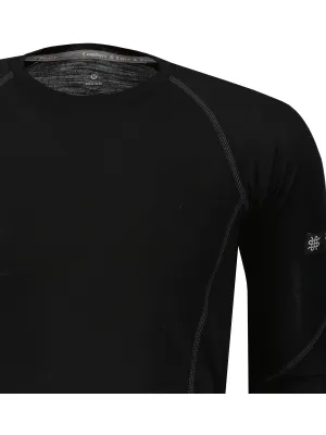 Moško termo perilo SENSOR MERINO ACTIVE ČRNA
