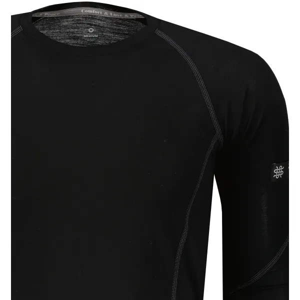  Moško termo perilo SENSOR MERINO ACTIVE ČRNA 