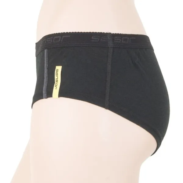  Žensko termo perilo SENSOR MERINO ACTIVE ČRNA 