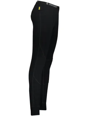 Moške termo hlače DOUBLE FACE MERINO WOOL ČRNA