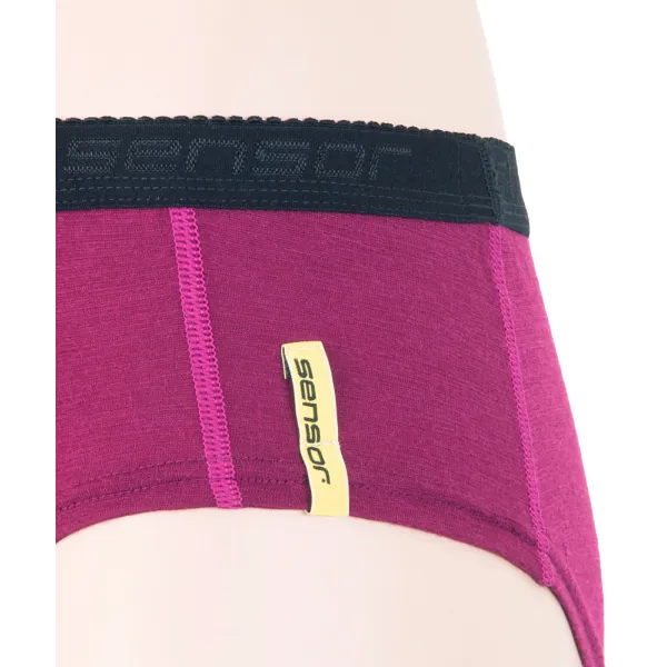  Žensko termo perilo SENSOR MERINO ACTIVE kalhotky LILA 