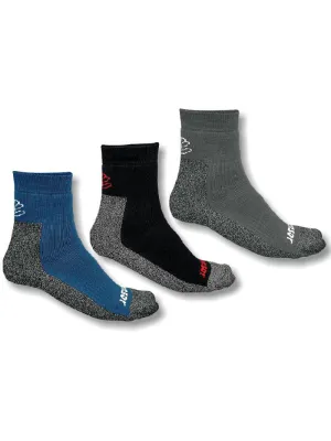 Nogavice SENSOR Treking 3-pack SIVA/ČRNA/MODRA