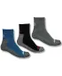 Nogavice SENSOR Treking 3-pack SIVA/ČRNA/MODRA