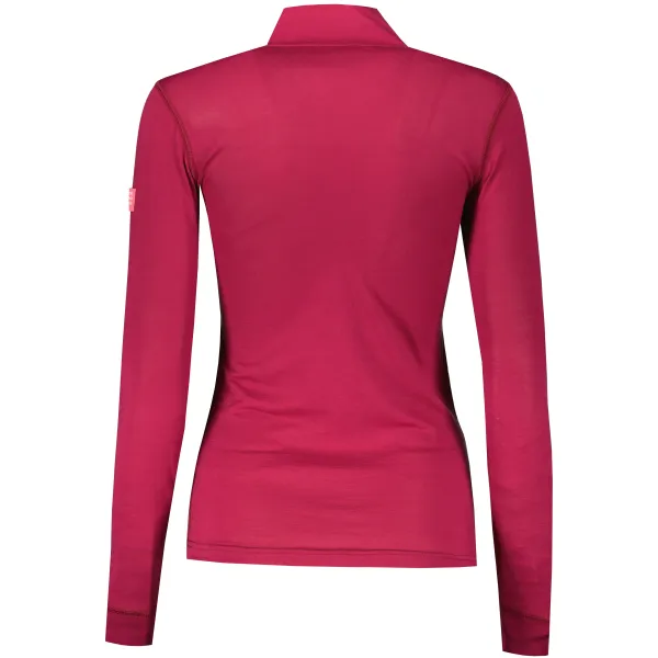  Žensko termo perilo SENSOR MERINO ACTIVE dl. rukáv zip LILA 