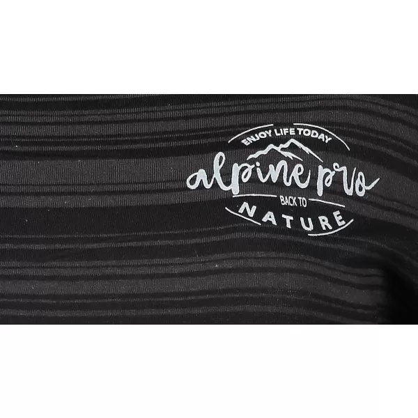  Ženska majica s kratkimi rokavi ALPINE PRO ALINA 2 LTSJ192 ČRN 