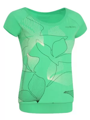 Ženska majica s kratkimi rokavi NORDBLANC NBFLT2827 RAZER ZELENA