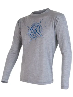 Moško termo perilo SENSOR MERINO ACTIVE PT COMPASS dl. rukáv 16200099-00 SIVA