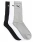 Športne nogavice PUMA SPORT 3-PACK 88035510 BELA/SIVA/ČRNA