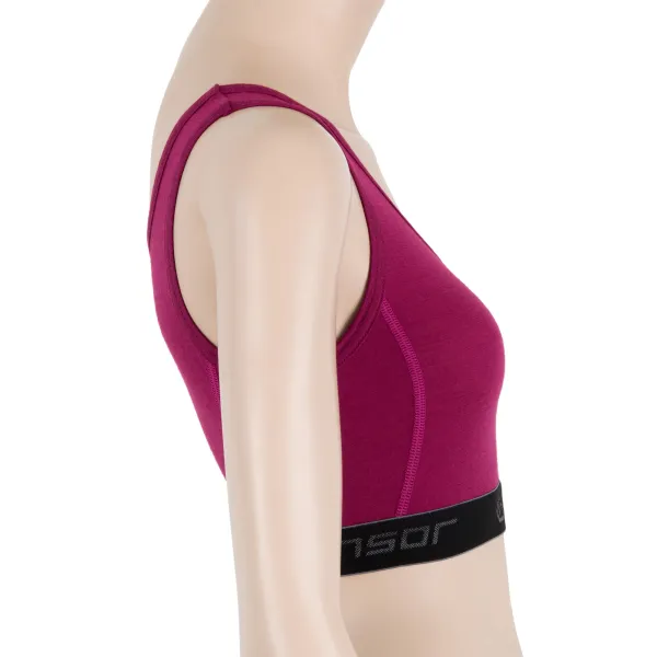  Ženski modrček SENSOR MERINO ACTIVE 17200025 LILA 