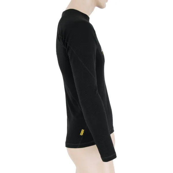  Moška termo majica z dolgimi rokavi SENSOR MERINO DF ADVENTURE 17200032 ČRNA 