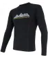 Moška termo majica z dolgimi rokavi SENSOR MERINO DF ADVENTURE 17200032 ČRNA