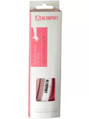 Ukrivljena pilica za manikuro ALTISPORT G-PLUS BELA