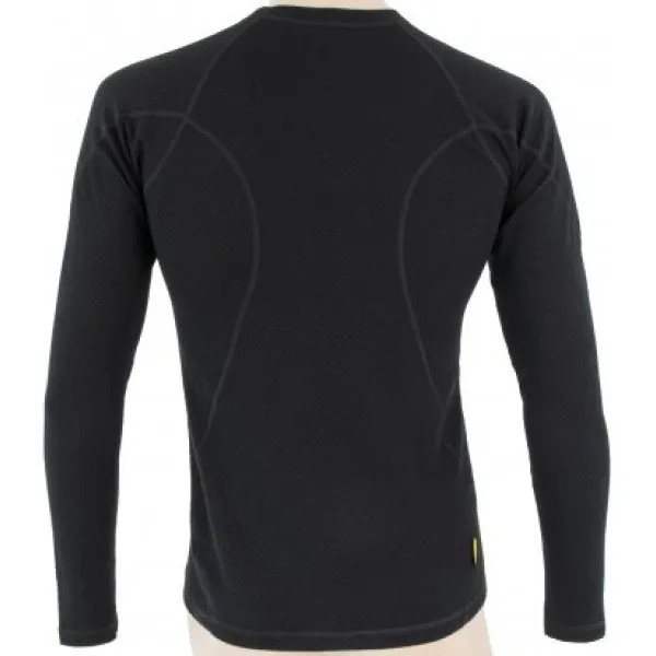  Moška termo majica z dolgimi rokavi SENSOR MERINO DF ADVENTURE 17200032 ČRNA 